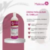 Crema alisadora profesional con keratina