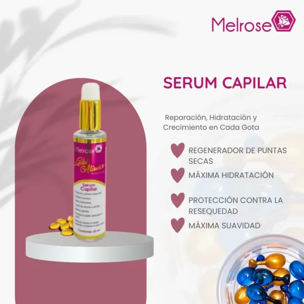 Serum capilar con aceite de argán para nutrir el cabello