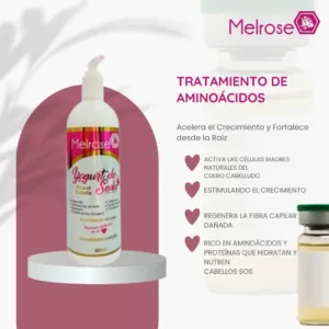 Tratamiento de aminoácidos para reparar el cabello dañado