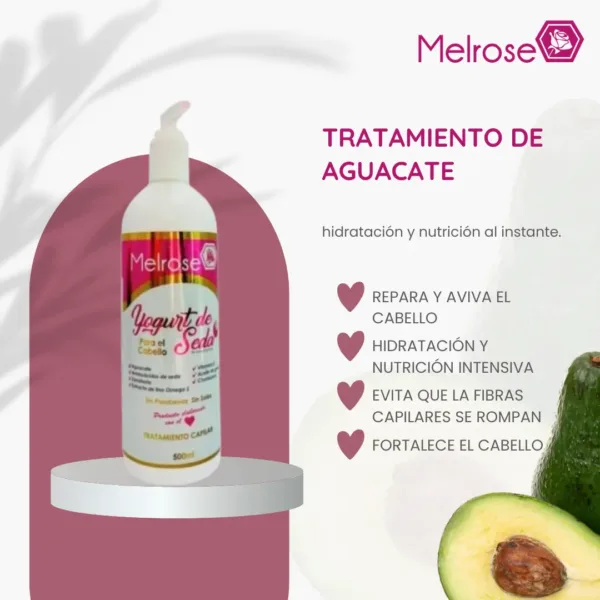 Tratamiento capilar con aguacate para hidratar y nutrir el cabello seco